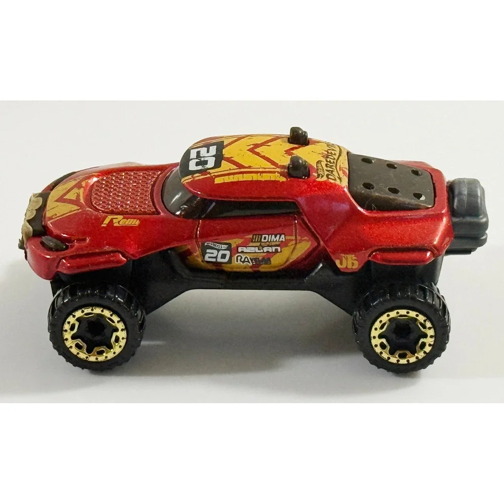 Hot Wheels Terrain Stormer Toy Car Kids 1:64 Red Daredevils 2015 Off-Road DHP20‎
